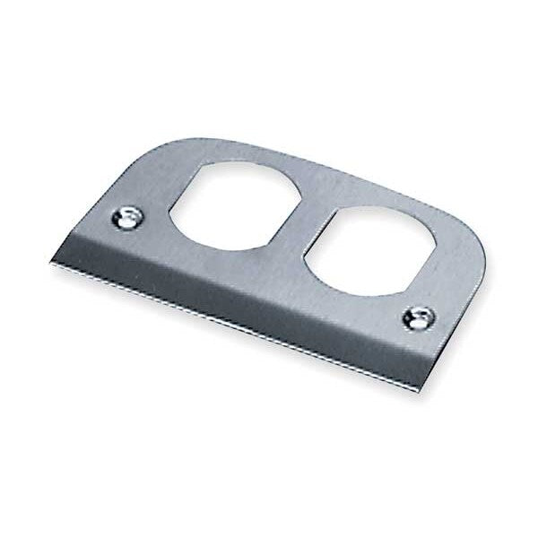 Above Floor Fitting, Aluminum, 2-Gang