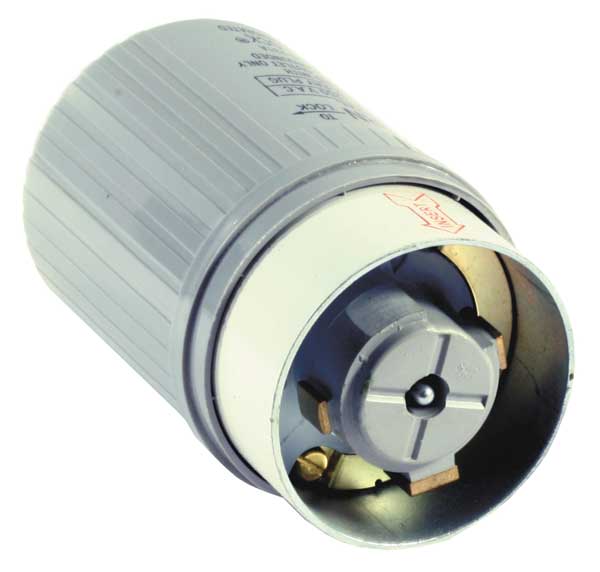 50A Hospital Locking Plug 2P 3W 250VAC GY, Phase: 1