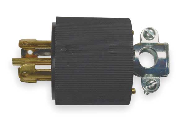 20A Locking Plug 4P 5W 120/208VAC BK