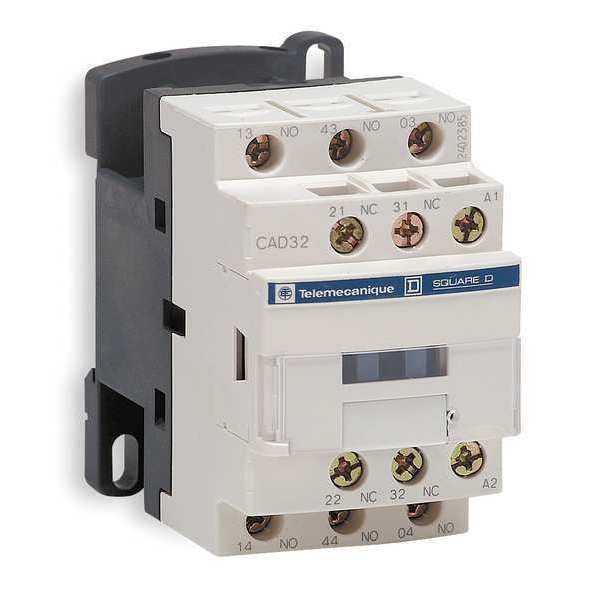 IEC Control Relay, 5NO, 24VAC, 10A