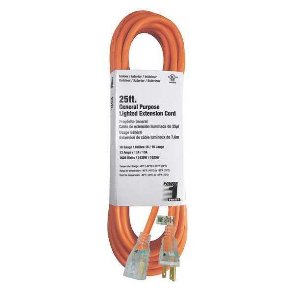 25 ft. 16/3 Extension Cord SJTW