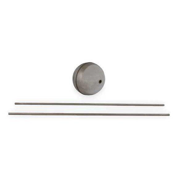 Center Hole Float/Rod Assembly, Round, 7In