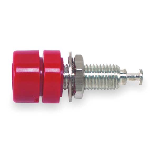 Banana Jack, 5000VDC, 15A, Red, PK10
