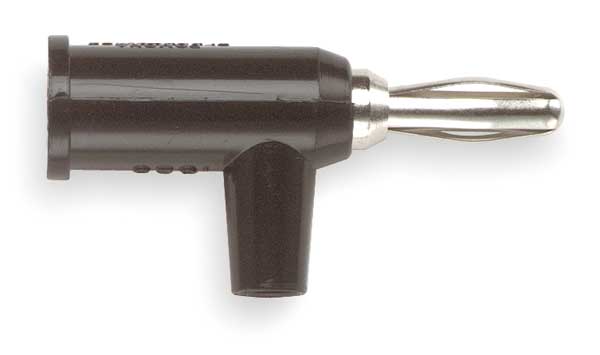 Banana Plug, Black, PK10