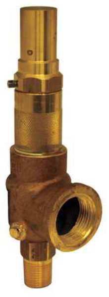 Adjustable Relief Valve, 1/2 In, 250 psi, Overall Height: 4-1/8