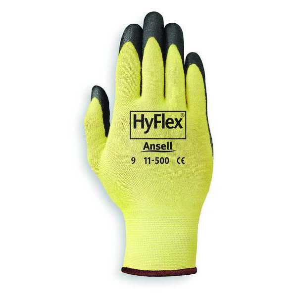 Cut Resistant Coated Gloves, A2 Cut Level, Nitrile, 8, 1 PR