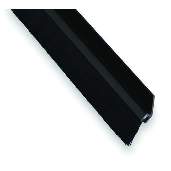 Door Frame Weatherstrip, Brush, Nylon, 7ftL