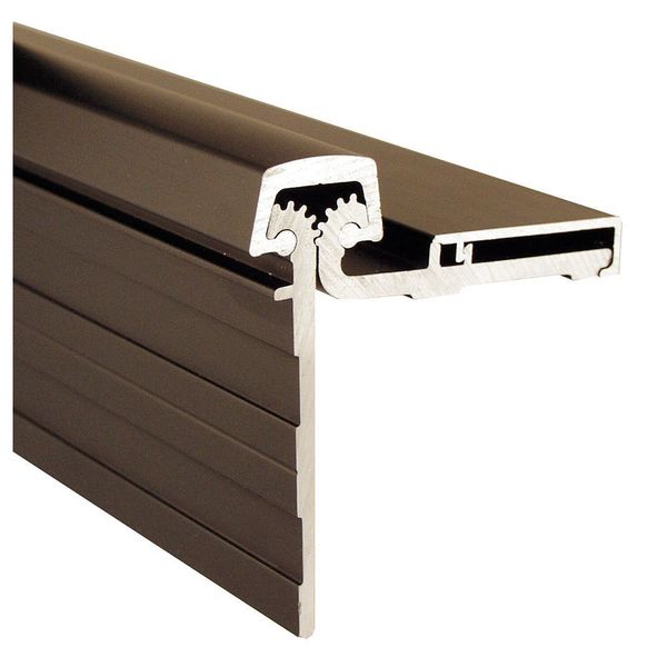 1 7/8 in W x 2 9/16 in H Dark Bronze Anodized Continuous Hinge