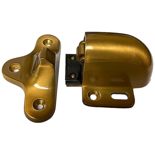 Automatic Door Holder, Satin Bronze, Floor