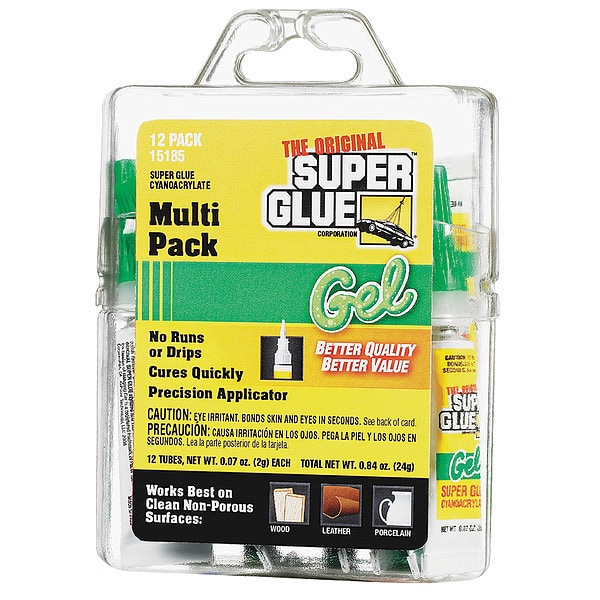 Instant Adhesive, Original Gel Series, Clear, 0.07 oz, Tube