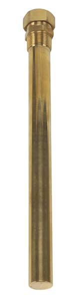 Industrial Thermowell, Brass,