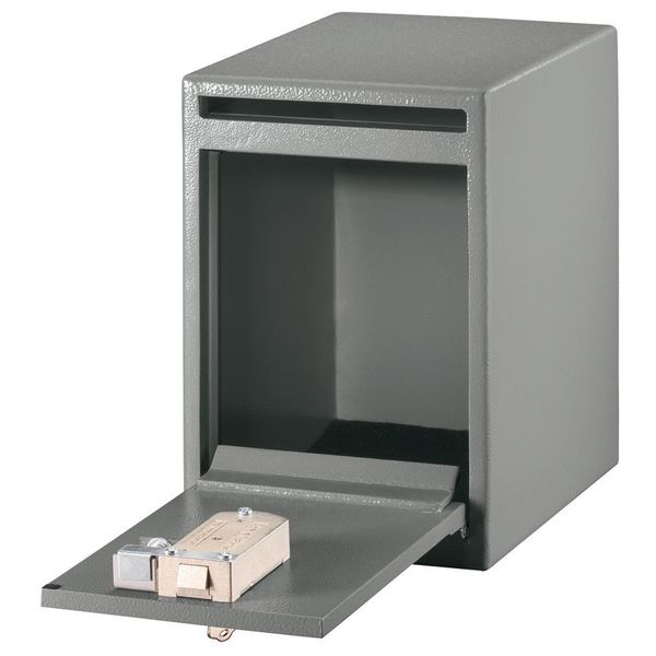Drop Slot Depository Safe, with Dual Keyed 29 lb, 0.39 cu ft, Solid Steel