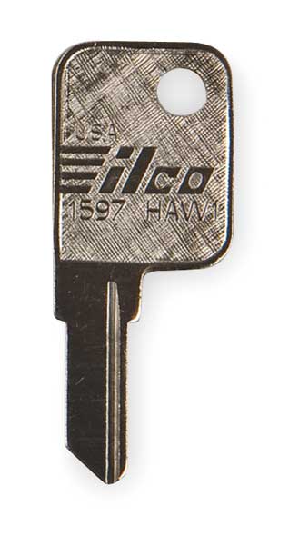 Key Blank, Brass, Hayworth Lock, PK10