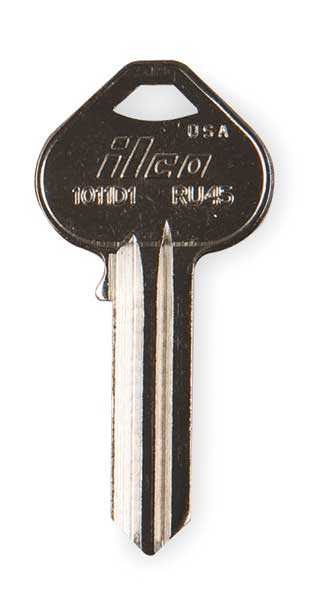 Key Blank, Brass, Russwin Lock, PK10