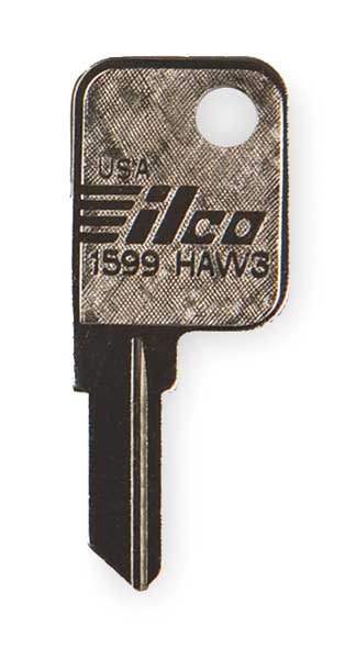 Key Blank, Brass, Hayworth Lock, PK10