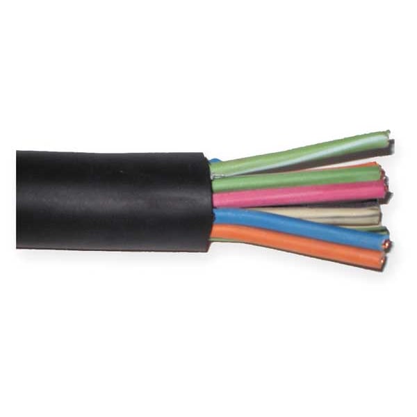 18 AWG 10 Conductor Portable Cord 600V 100 ft. BK
