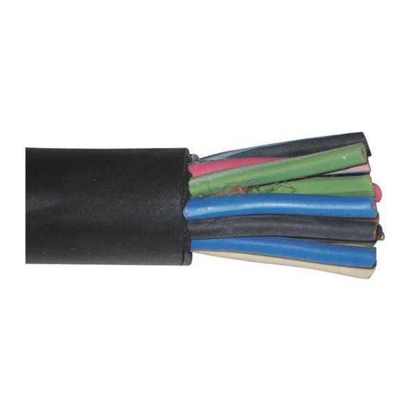 18 AWG 12 Conductor Portable Cord 600V 250 ft. BK