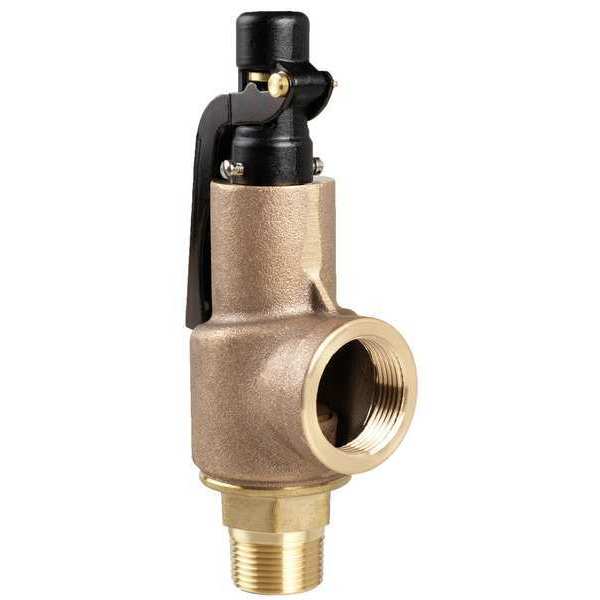 Safety Relief Valve, 1/2 x 3/4 In, 50 psi