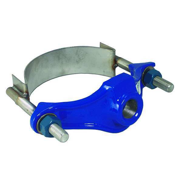 Saddle Clamp, 1 1/2 In, Outlet Pipe 1 In