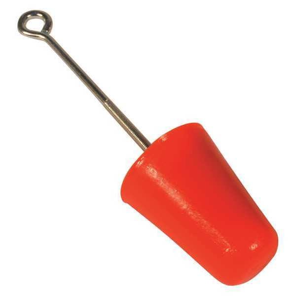 Drain Plug, Orange, 3 In