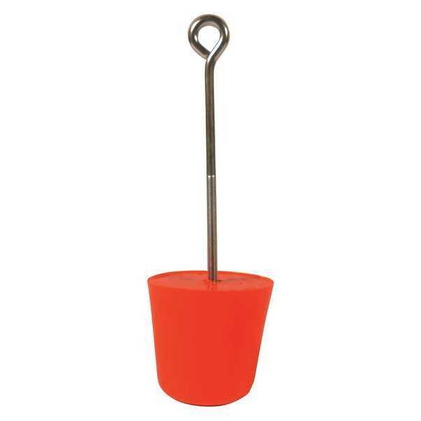 Drain Plug, Orange, 4 In