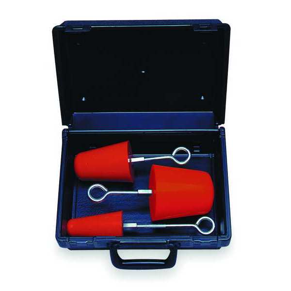 Drain Plug Kit, Orange, 2, 3, 4 In