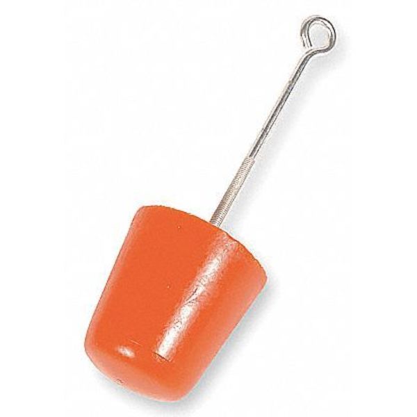 Drain Plug, Orange, 6 In
