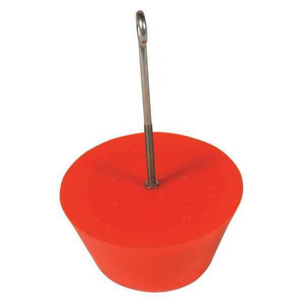 Drain Plug, Orange, 8 In