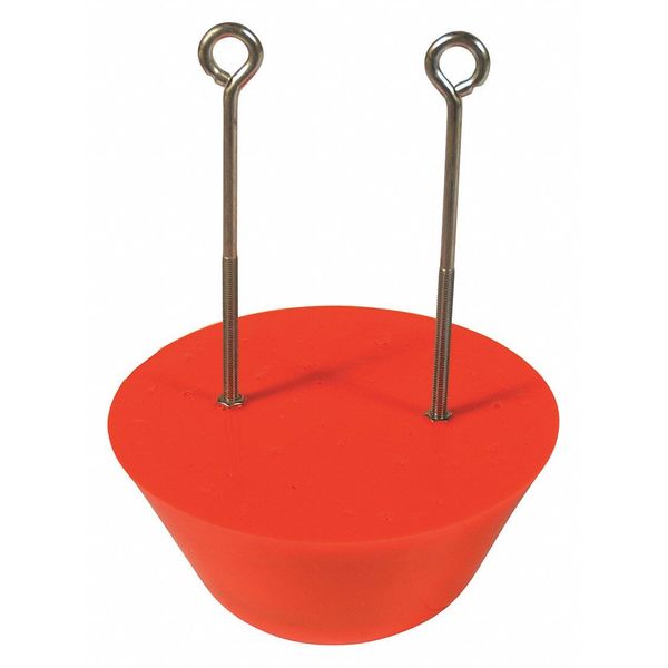 Drain Plug, Orange, 10 In