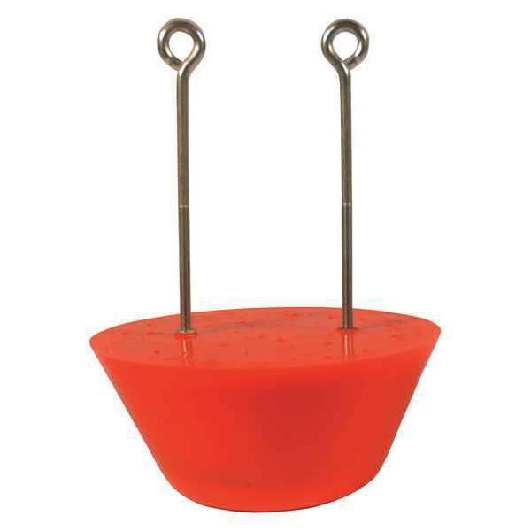 Drain Plug, Orange, 10 In