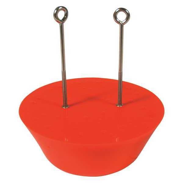 Drain Plug, Orange, Fits 12 In