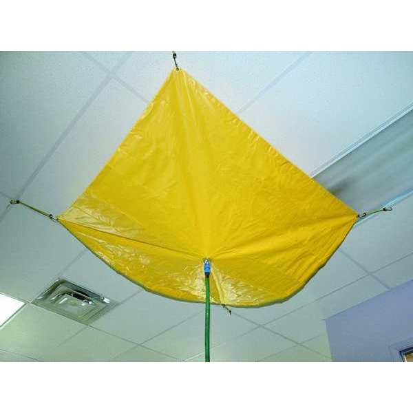 Roof Leak Diverter, Yellow, 7 ft. W