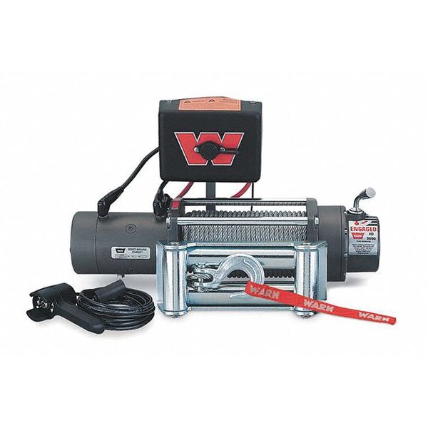 Electric Winch, 4-3/5HP, 12VDC