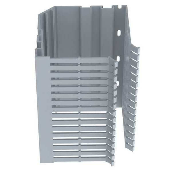 Wire Duct, Corner Duct, Gray, 5.33W x 4D