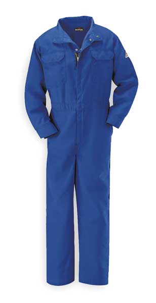 Flame Resistant Coverall, Blue, Nomex(R), 3XL