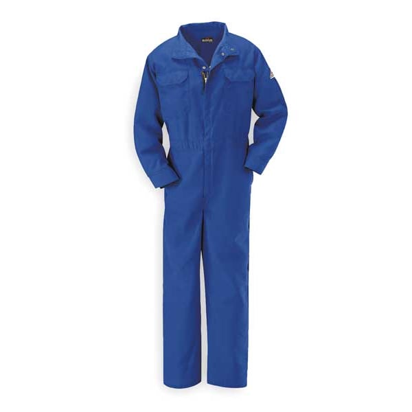 Flame Resistant Coverall, Blue, Nomex(R), XL