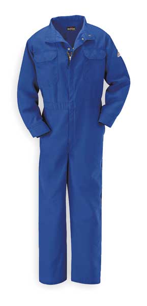 Flame Resistant Coverall, Blue, Nomex(R), L