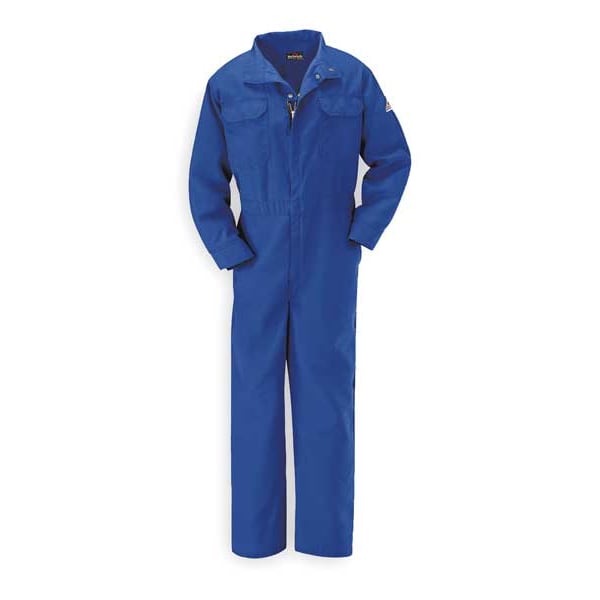 Flame Resistant Coverall, Blue, Nomex(R), 3XL