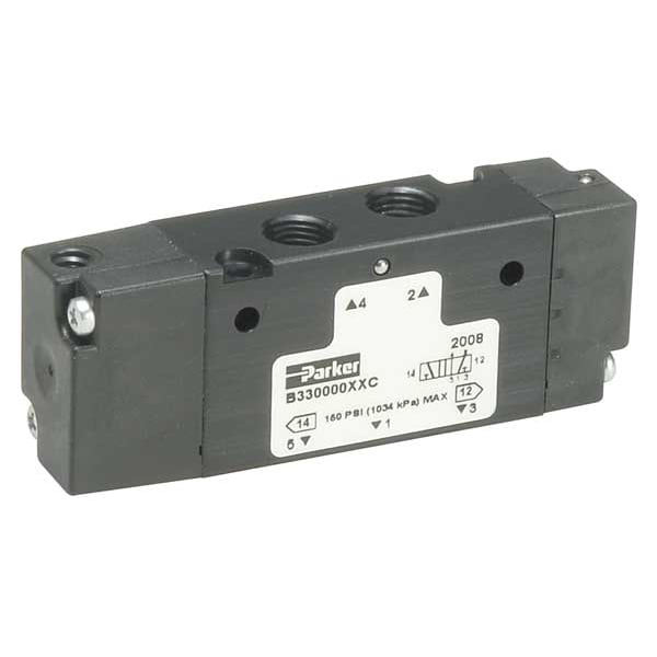 Valve, Air Pilot, 4 Way, 1/2 In Port