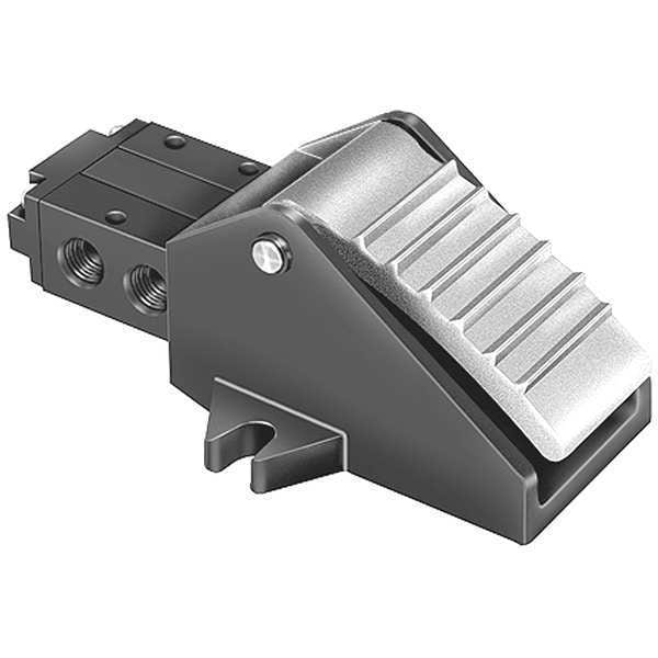 Manual Air Control Valve, 3-Way, 1/4In NPT