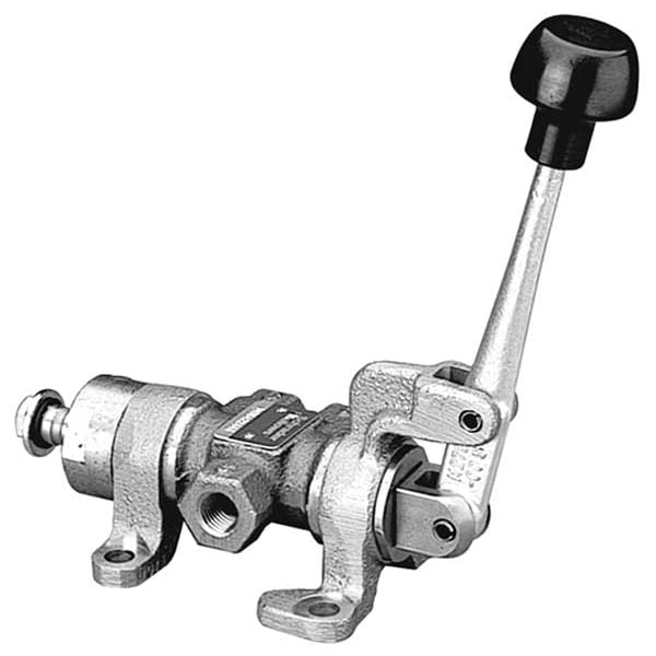 Manual Air Control Valve, 3-Way, 1/2In NPT