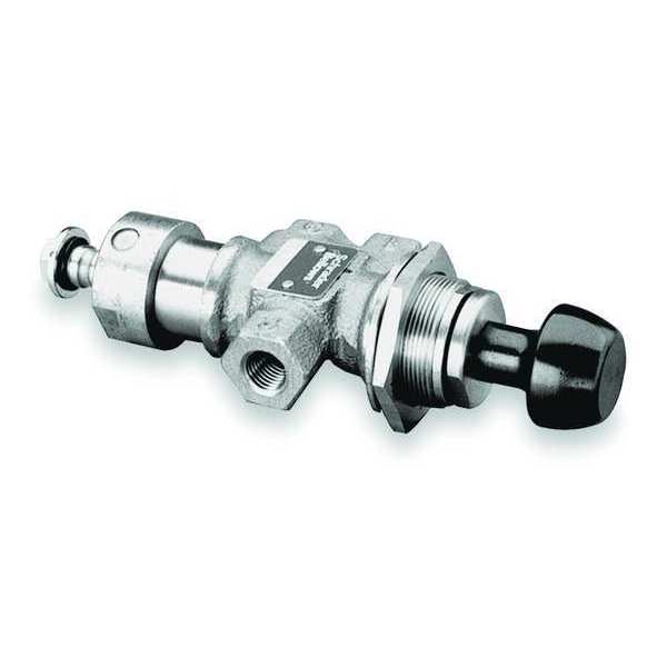 Manual Air Control Valve, 4-Way, 1/2In NPT