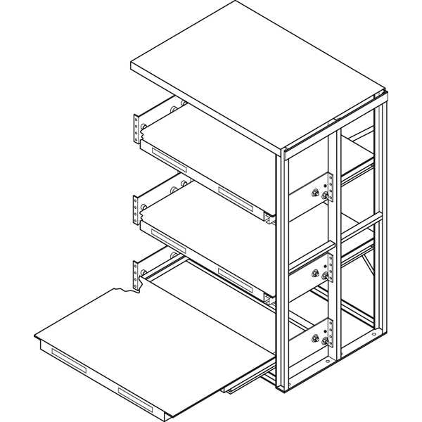 Roll Out Shelving Unit, 48