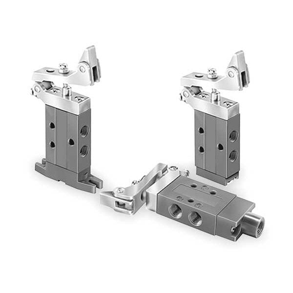 Manual Air Control Valve, 3-Way, 1/8In NPT