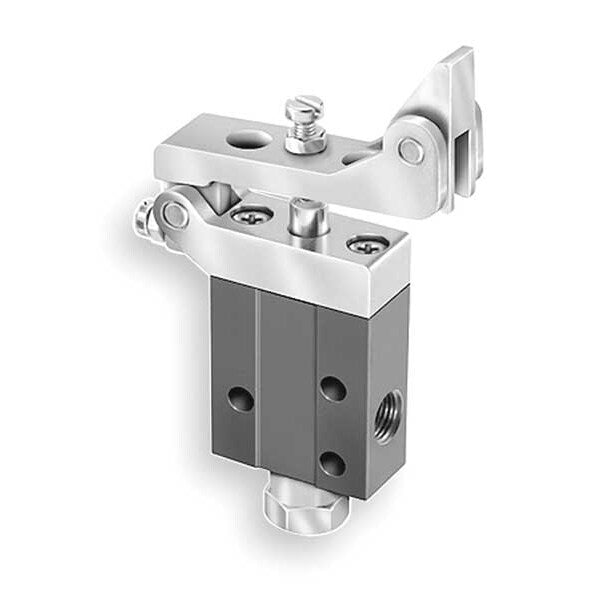Manual Air Control Valve, 3-Way, 1/8In NPT