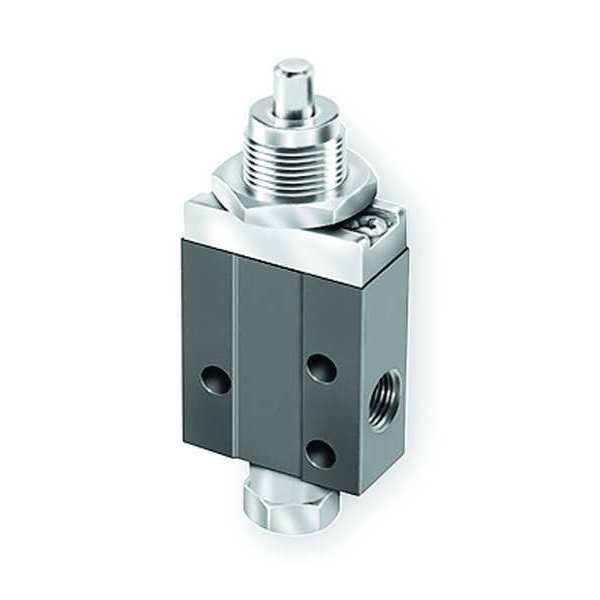 Manual Air Control Valve, 3-Way, 1/8In NPT
