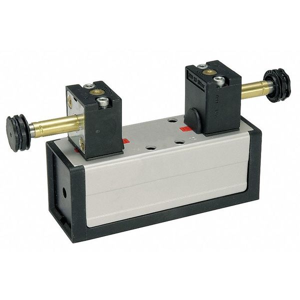 Solenoid Air Control Valve, 4-Way, 3-Pos