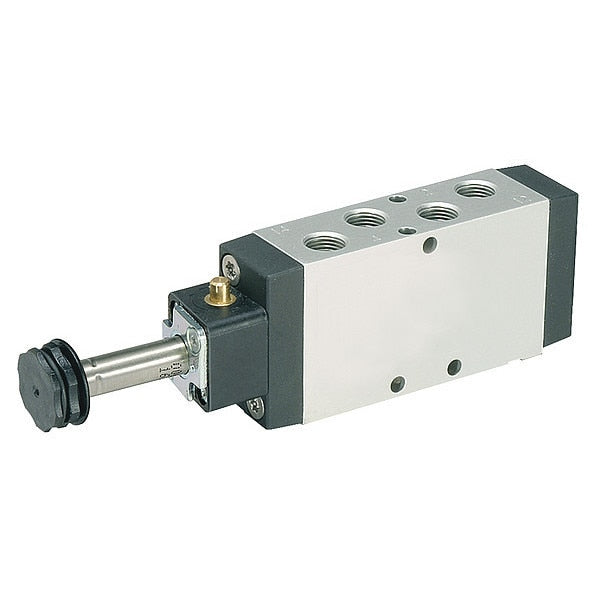 Solenoid Air Control Valve, 3/8 In, 4-Way