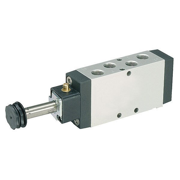 Solenoid Air Control Valve, 1/8 In, 4-Way