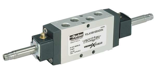 Solenoid Air Control Valve, 3/8 In, 4-Way